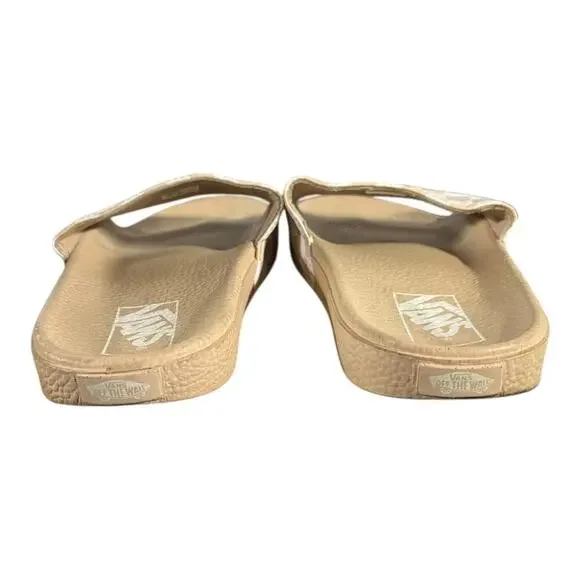 Vans Women’s Checkerboard Slides Sandals Cream Beige Size 8 - Picture 5 of 9